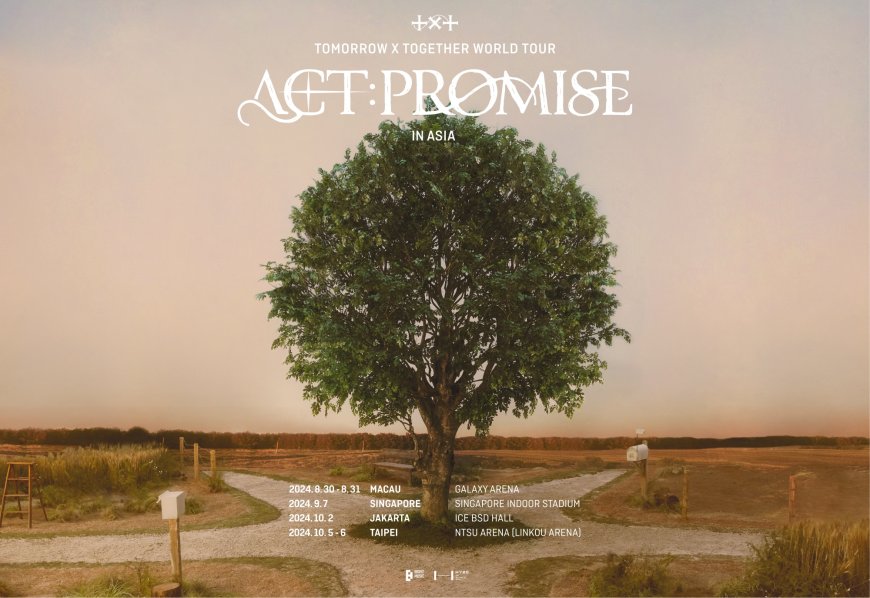 투모로우바이투게더, 월드투어 'ACT : PROMISE' 아시아 투어 개최…8~10월 마카오·싱가포르·자카르타·타이베이서 6회 공연