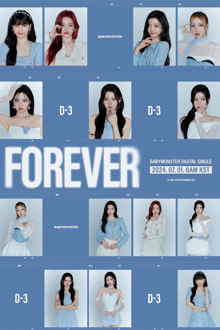 베이비몬스터, 'FOREVER' 프로필 포스터 공개