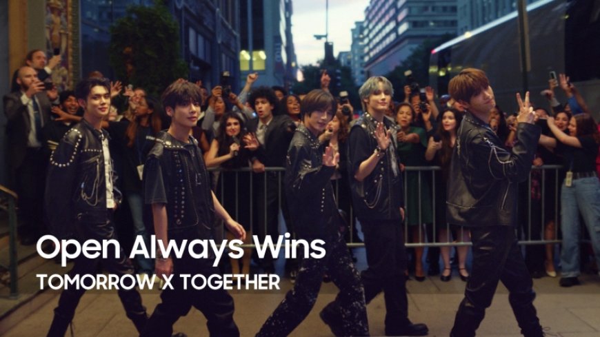 투모로우바이투게더, 오늘(17일) 삼성 갤럭시 브랜드 음원 'Open Always Wins' 발표