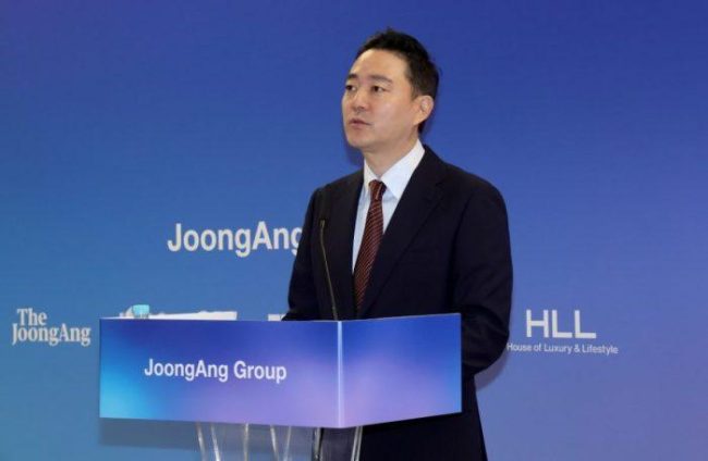 홍정도 중앙그룹 부회장, 신년사 발표