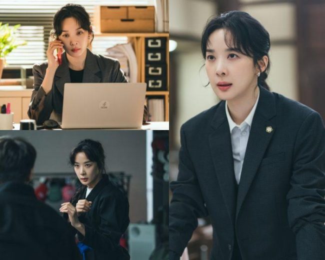 ‘아너’ 이청아, 우아함 벗고 액션 장착… ‘유단자 변호사’ 카리스마 발산