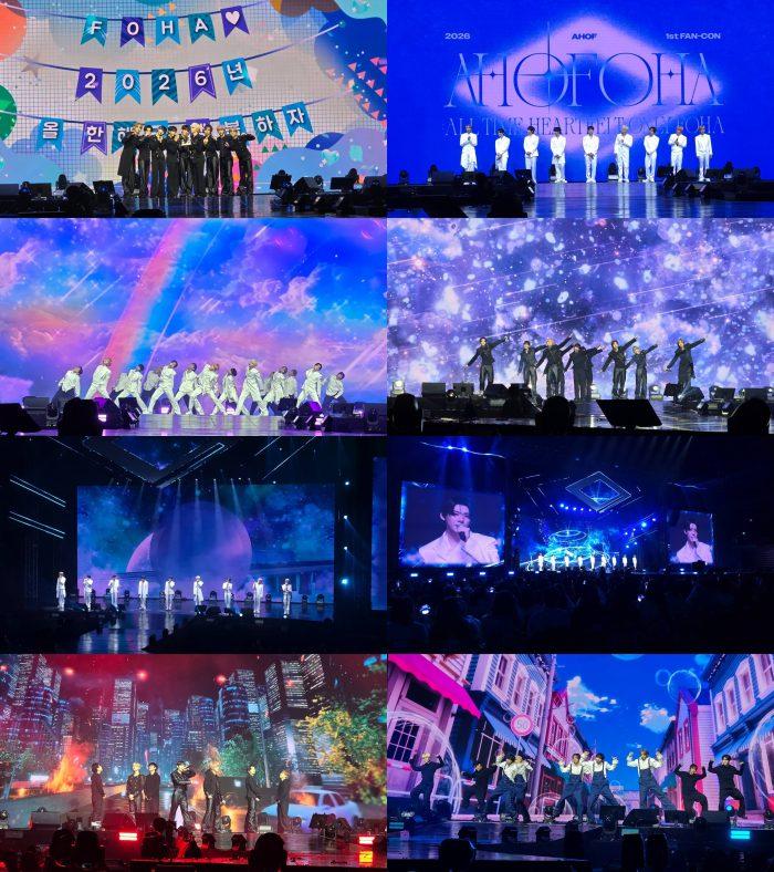아홉, 첫 팬콘 ‘AHOFOHA’ 성료… 포하와 함께 터트린 ‘도파민’