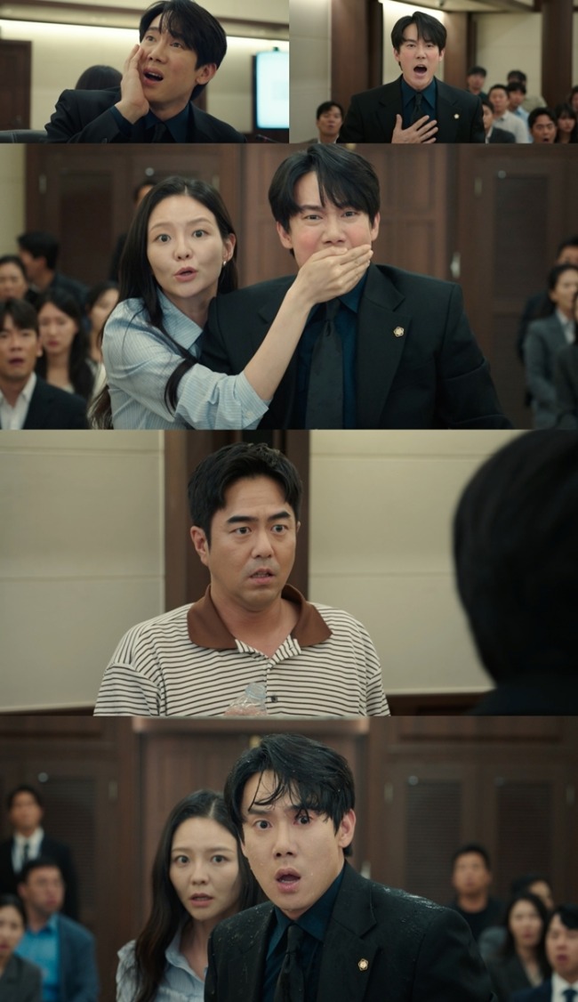 신이랑 법률사무소 10회 유연석, 돌발 빙의에 법정 물벼락…이솜과 공조