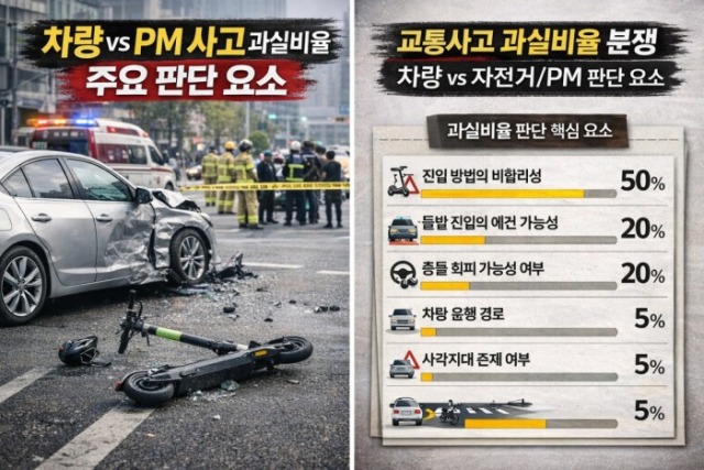 자전거 끼어들기 사고, 자동차 과실 인정 안 된 실제 판례