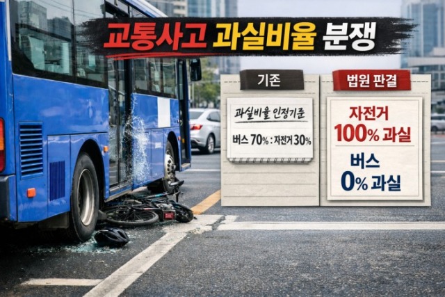 자전거 끼어들기 사고, 자동차 과실 인정 안 된 실제 판례